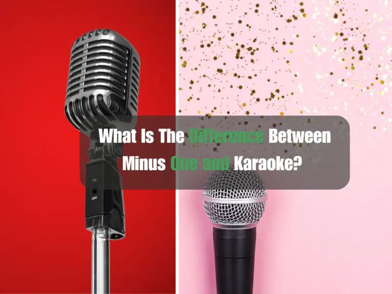 What Is The Difference Between Minus One and Karaoke?